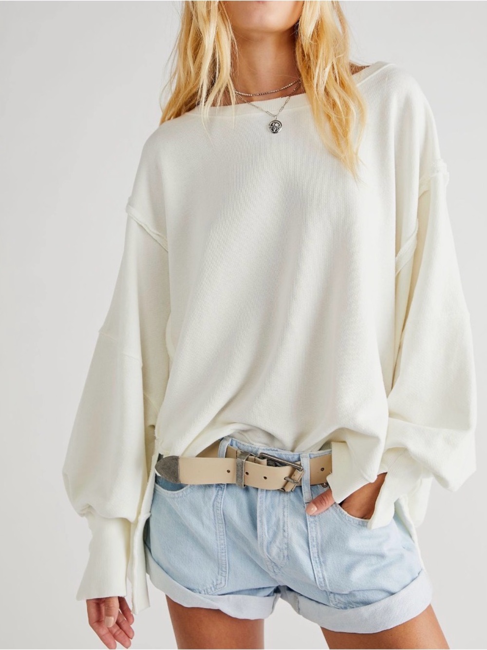 Free People We the Free Camden Sweatshirt S